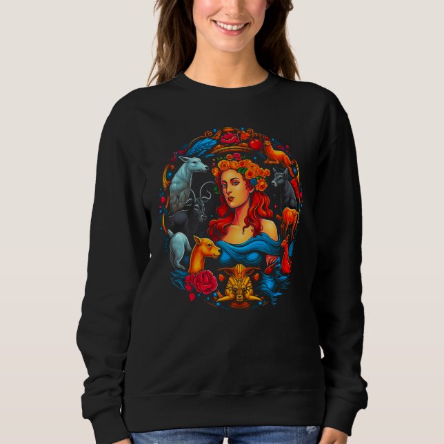 Artemis Greek Goddess T Shirt (Framsida)