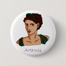 Artemis - Grekiska guddess Badge