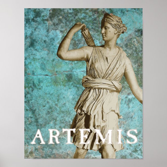 Artemis Grekiska guddess Poster (Framsidan)