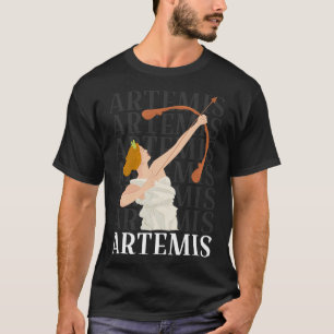 Artemis guddess jakt och den Måne grekiska myten T Shirt