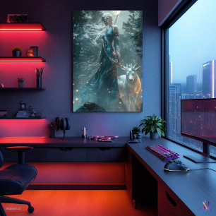 Artemis, Huntress Måne - Vildens gudinna Poster