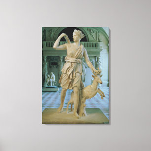 Artemis huntressen canvastryck