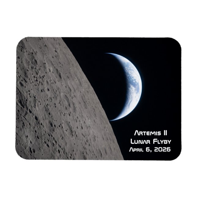 Artemis II månflyby Magnet (Horisontell)