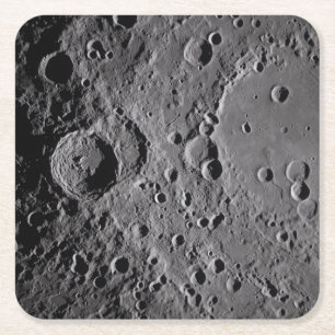 Artemis II månkratrar Underlägg Papper Kvadrat