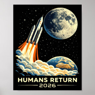 Artemis ii månuppdrag 2026 människor återvänder re poster
