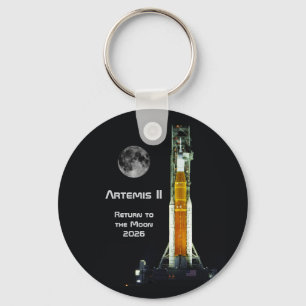 Artemis II månuppdrag Nyckelring