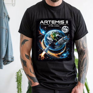 Artemis II NASA Moon Mission Cosmic Rocket Tröja