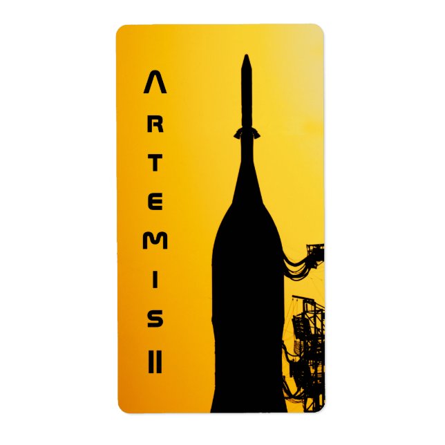 Artemis II till startplattan Fraktsedel (Framsidan)