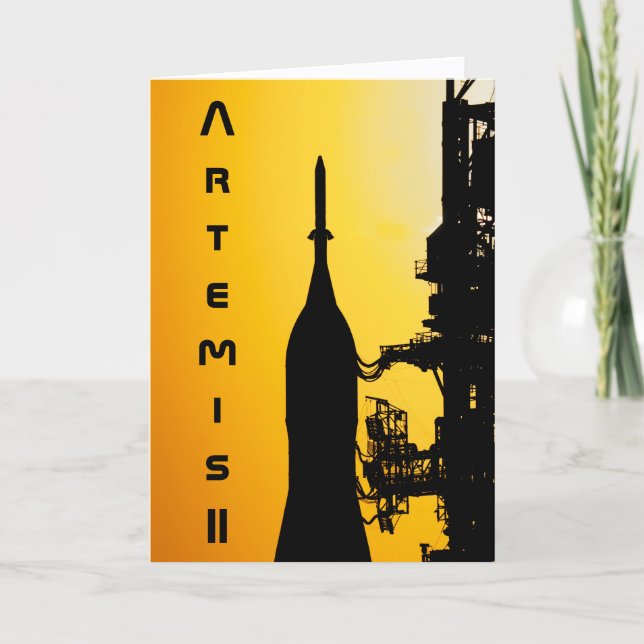 Artemis II till startplattan Kort (Framsida)