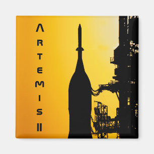 Artemis II till startplattan Magnet