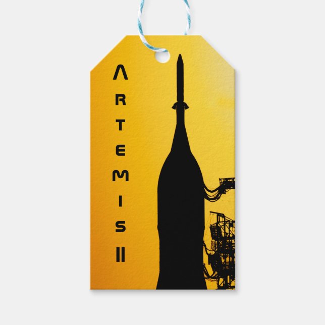 Artemis II till startplattan Presentetikett (Framsidan)