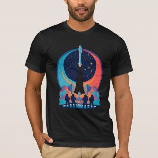 Artemis II-uppdrag: Resa till månen - Retro Ve T Shirt