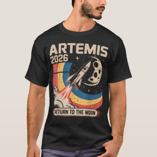 Artemis Ii Uppskjutning Tillbaka Till Månen T Shirt