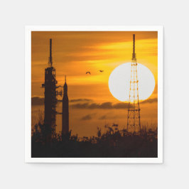 Artemis Måne Rocket at Dawn Pappersservett