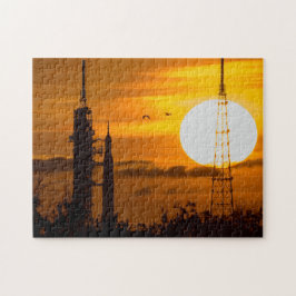 Artemis Måne Rocket at Dawn Pussel