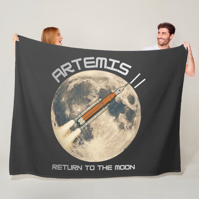 artemis månuppdrag fleecefilt (På plats)