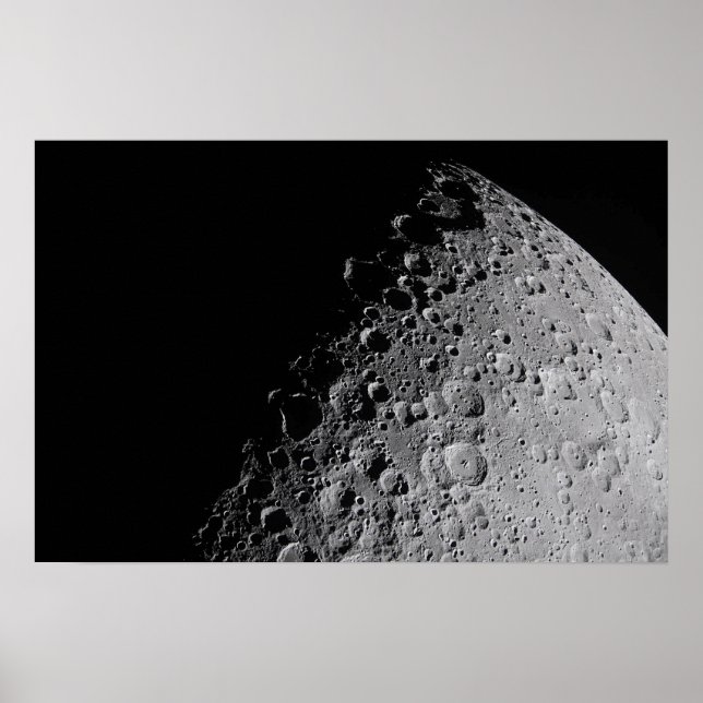 Artemis månuppdrag månens yta poster (Framsidan)