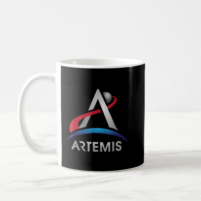 ARTEMIS NASA ÅTERGÅNG TILL PROGRAMMET MÅNE EXPL KAFFEMUGG (Vänster)