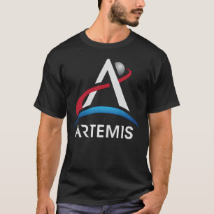 Artemis Nasa Officiell Logotyp Mask T Shirt