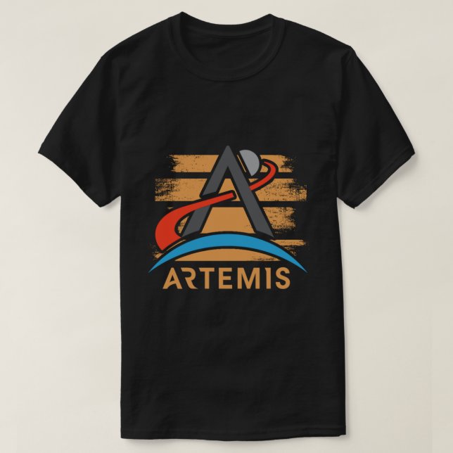 artemis nasa vintage t shirt (Design framsida)