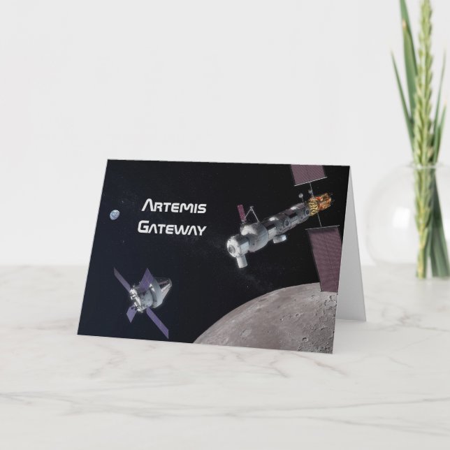 Artemis Orion SLS Måne Uppdrag Kort (Framsida)