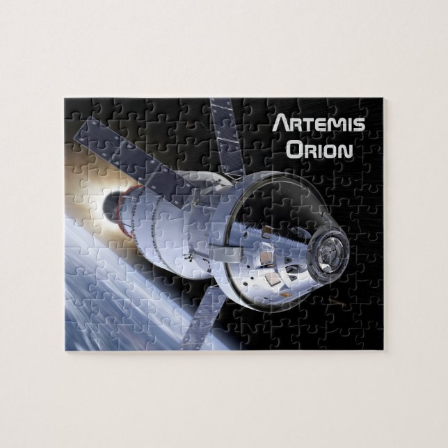 Artemis Orion SLS Måne Uppdrag Pussel (Horisontell)