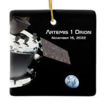 Artemis Orion Spacecraft Blue Marble