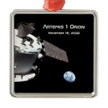 Artemis Orion Spacecraft Blue Marble