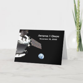 Artemis Orion Spacecraft Blue Marble Kort