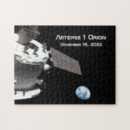 Artemis Orion Spacecraft Blue Marble Pussel