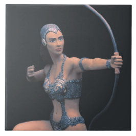 Artemis Sculpture Ceramic Tile Kakelplatta