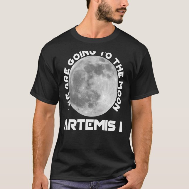 Artemis Uppdrag den 29 augusti 2022. T Shirt (Framsida)