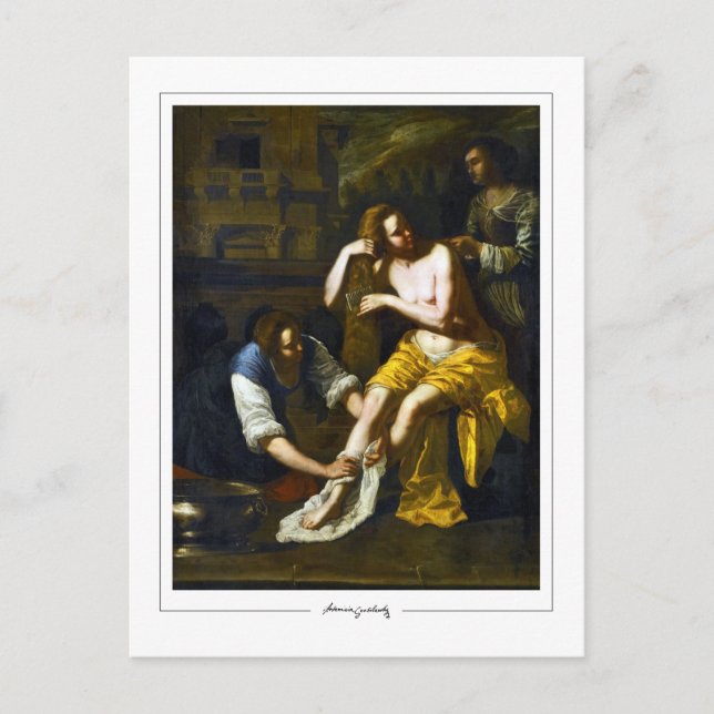 Artemisia Gentileschi #2 - Finkonst Vykort (Framsida)