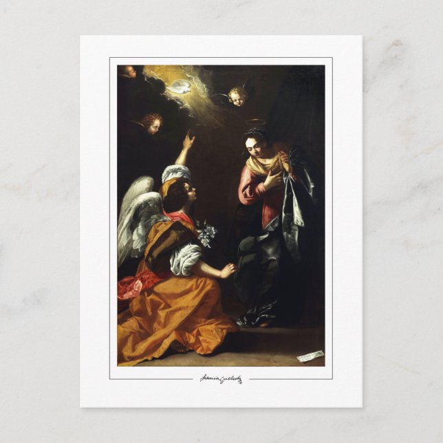 Artemisia Gentileschi #34 - Finkonst Vykort (Framsida)
