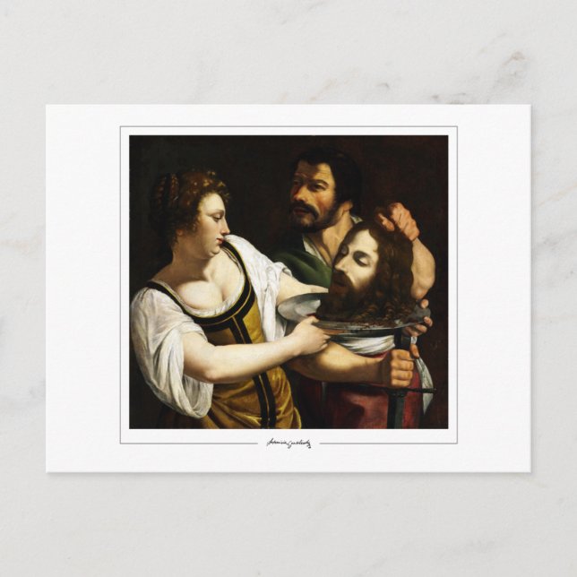 Artemisia Gentileschi #36 - Finkonst Vykort (Framsida)