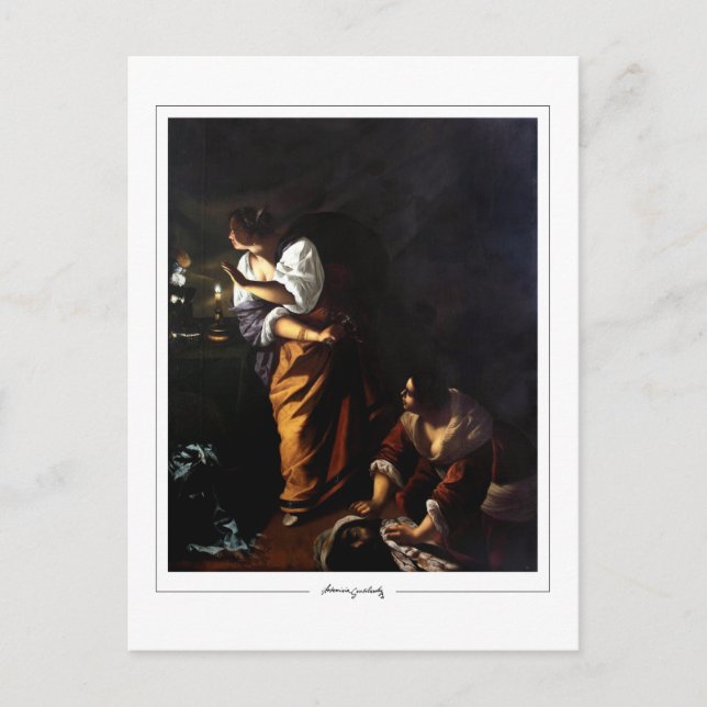 Artemisia Gentileschi #55 - Fine Art Vykort (Framsida)