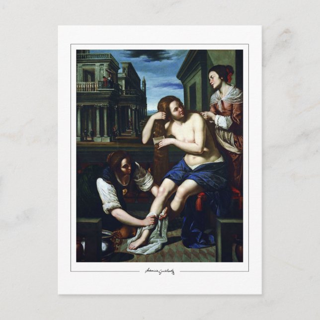 Artemisia Gentileschi #73 - Finkonst Vykort (Framsida)