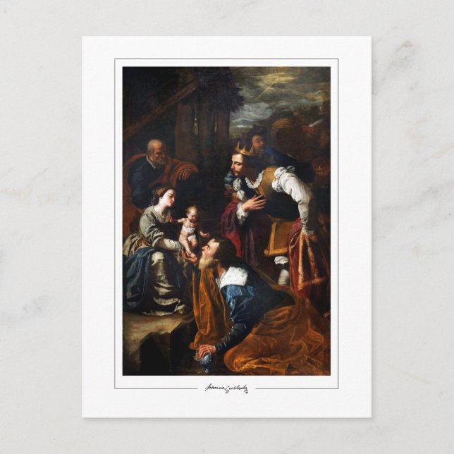 Artemisia Gentileschi #83 - Finkonst Vykort (Framsida)
