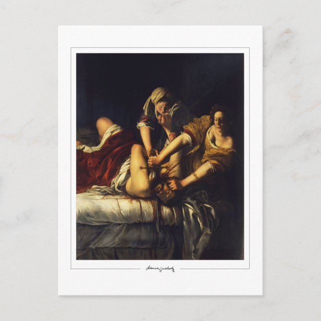 Artemisia Gentileschi #84 - Finkonst Vykort (Framsida)