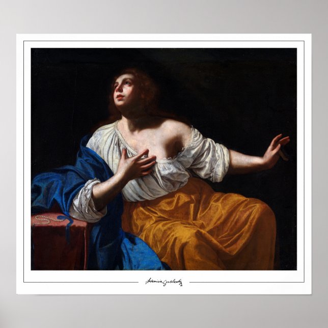 Artemisia Gentileschi Zedign Art Poster #11 (Framsidan)