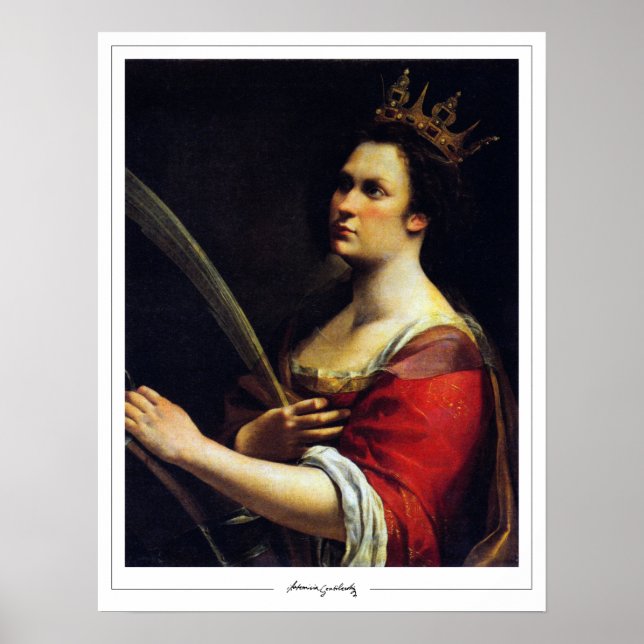 Artemisia Gentileschi Zedign Art Poster #12 (Framsidan)