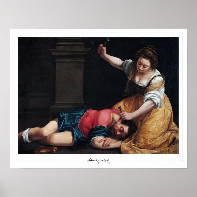 Artemisia Gentileschi Zedign Art Poster #14 (Framsidan)