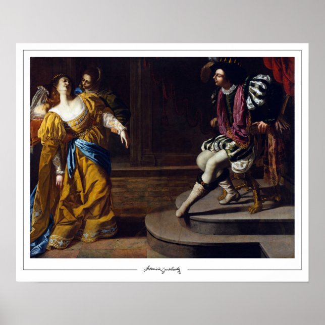 Artemisia Gentileschi Zedign Art Poster #20 (Framsidan)