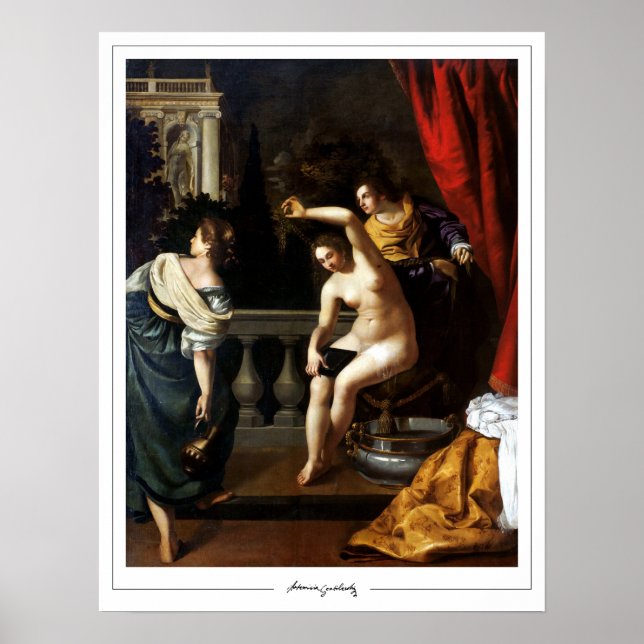 Artemisia Gentileschi Zedign Art Poster #45 (Framsidan)
