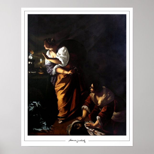 Artemisia Gentileschi Zedign Art Poster #55 (Framsidan)