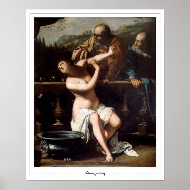 Artemisia Gentileschi Zedign Art Poster #72 (Framsidan)