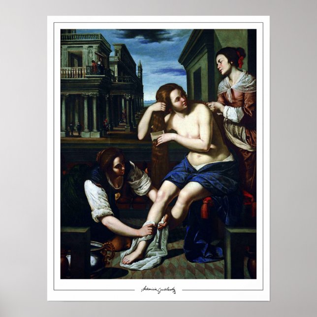 Artemisia Gentileschi Zedign Art Poster #73 (Framsidan)