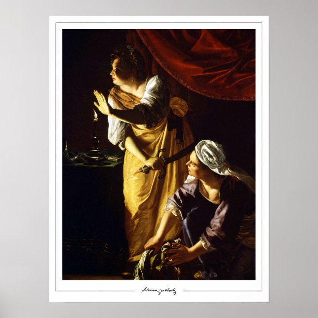 Artemisia Gentileschi Zedign Art Poster #75 (Framsidan)