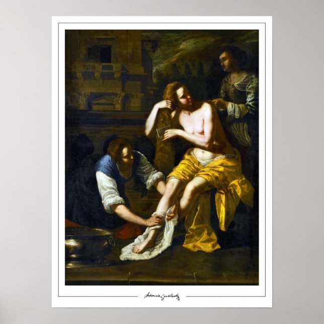 Artemisia Gentileschi Zedign konstaffisch #2 Poster (Framsidan)