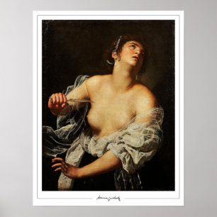 Artemisia Gentileschi Zedign Konstaffisch #35 Poster